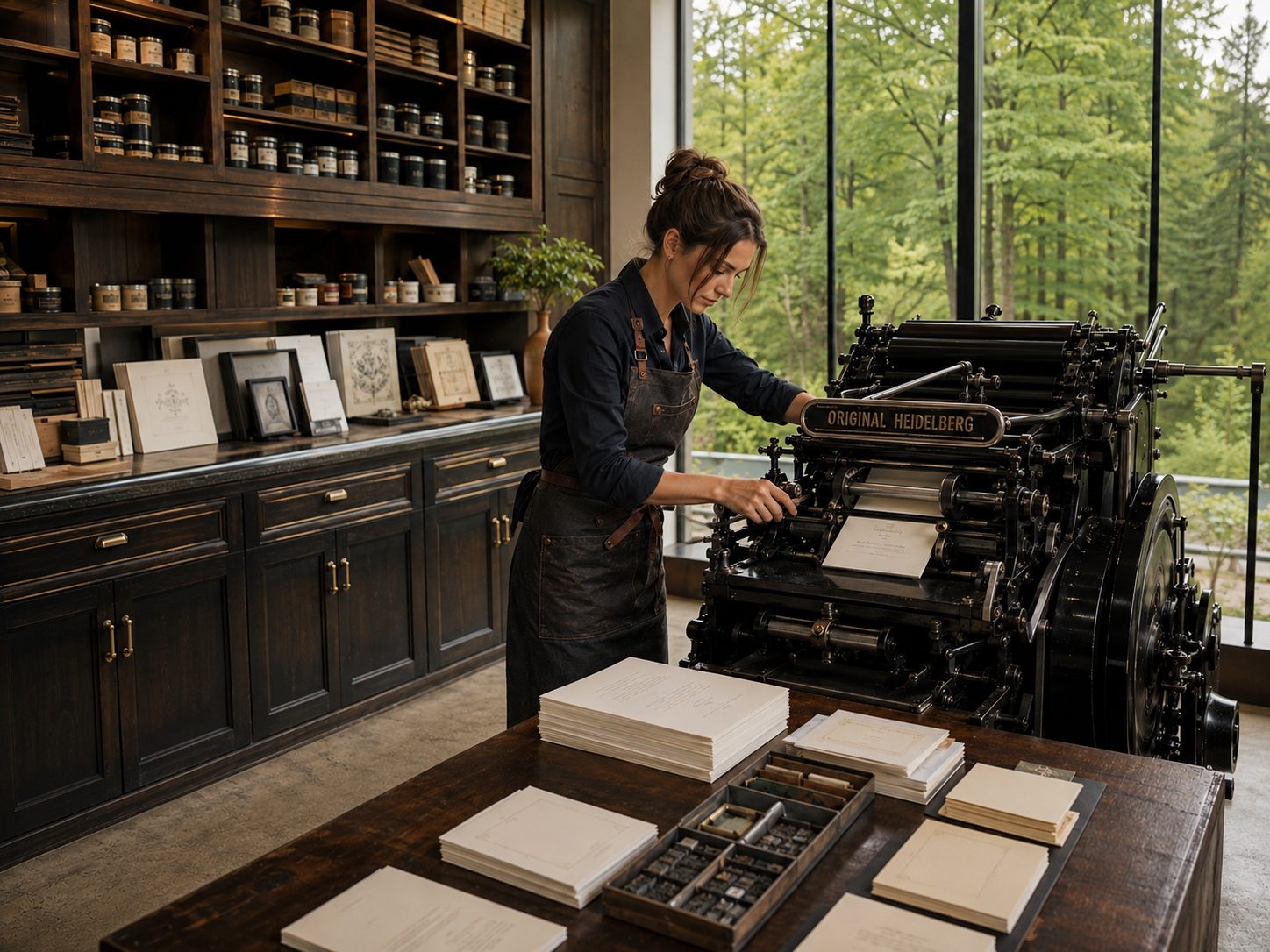 A Day in the Print Shop